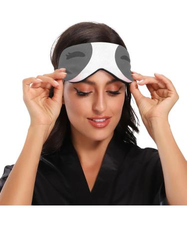 Haskirky Light Blocking Eye Mask - Adjustable Unisex Travel & Meditation Mask - Panda Design for Deep Sleep & Comfort - Buy Online on GoSupps.com