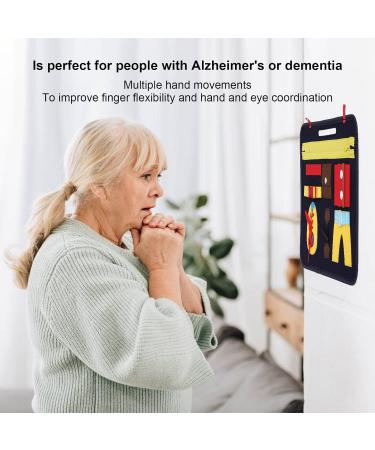 Sensory Apron for Dementia | Anti-Stress Blanket for Alzheimer's Patients | Anxiety Relief Tool with Dressing Skills Improvement - Buy Online on GoSupps.com