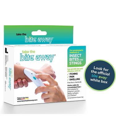 Bite Away 2 Pack Insect Sting Relief Treatment - Chemical-Free, FDA-Cleared, Dermatologist-Tested for Fast Symptom Relief, Reduce Pain & Itching, FSA/HSA Eligible - Buy Online on GoSupps.com