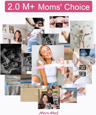 MOMMED Pregnancy Test 6-Pack - 25 MIU Sensitivity - Rapid 1 Minute Detection - Buy Online on GoSupps.com