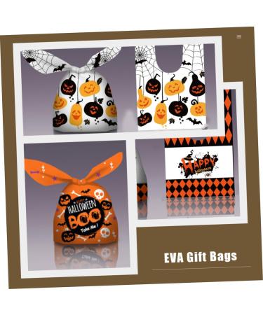 Alipis 320 Pcs Bunny Ears Candy Bag Pumpkin Treat Bags Halloween Candy Bags Sugar Bag Checkered Eva - Buy Online on GoSupps.com