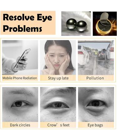 Black Pearl Under Eye Patches (30 Pairs) - Moisturizing Hydrogel Eye Mask for Brightening, Reducing Wrinkles, Dark Circles & Puffiness - Buy Online on GoSupps.com