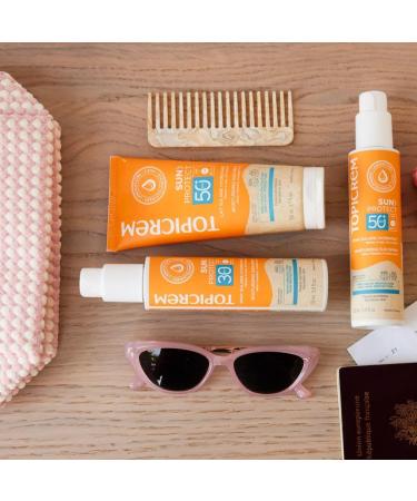  Topicrem Topicrem - Sun Protect Moisturizing Sunscreen Spray for Face and Body SPF50+ - Very High Protection Sunscreen Fluid Provides 8 Hours of Protection - Suitable for Sensitive Skin From 3 Years Old - Buy Online on GoSupps.com