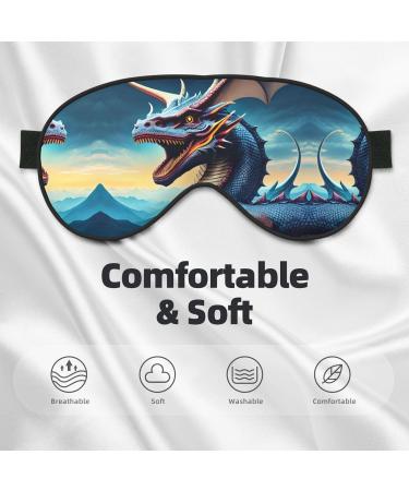 Roaring Dragon Eye Mask - Soft Adjustable Sleep Mask for Men & Women | International Shipping - Buy Online on GoSupps.com