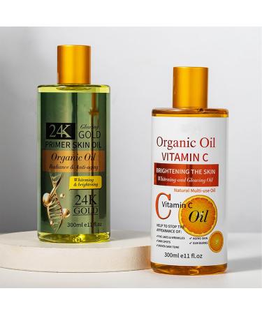 AmourGlint Body oil and tanning oil for women organic selftanner with Gua Sha firming antiaging lotion for an even complexion fastabsorbing night care 2 300 ml 2 300 ml 1er Pack - Buy Online on GoSupps.com
