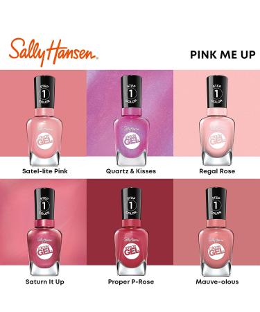 Sally Hansen Miracle Gel Nail Polish - Quartz and Kisses 512 - 0.5 Fl Oz - Buy Online on GoSupps.com