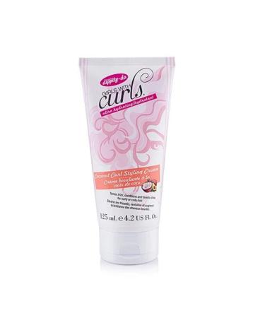 Dippity Do Girls With Curls Coconut Curl Styling Cream  4.2 Oz.