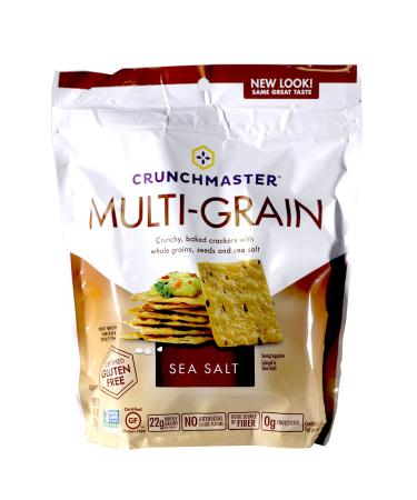 Crunchmaster Cracker - Sea Salt Flavor Gluten-Free, 4oz (Pack of 2)