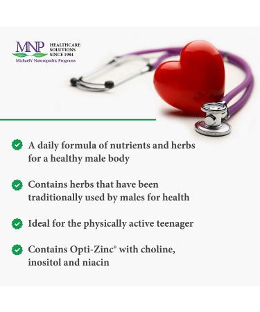 Michael's Naturopathic Teen Boys Daily Multi-Vitamin - 60 Veg Capsules - Buy Online on GoSupps.com
