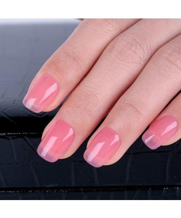Imtiti Sheer Jelly Pink Gel Nail Polish - UV/LED Light Cure DIY Manicure 0.5 fl oz - Buy Online on GoSupps.com