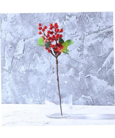 ABOOFAN 3pcs Coffee Shop Decor Artificial Berries Office Decoration Lifelike Berries Realistic Looking Berries Floral Decor Artificial Branches Fake Decorative Fruit Simulation Berries Red - Buy Online on GoSupps.com