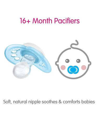 MAM Original Baby Pacifier | Nipple Shape for Healthy Oral Development | Sterilizer Case | 16+ Months | Camo Boy - Buy Online on GoSupps.com