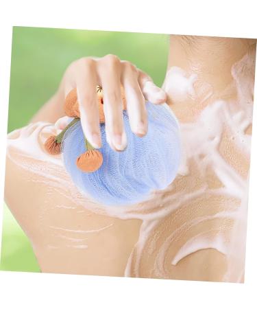 4-Pack Foaming Loofah Bath Accessories | Exfoliating Bath Sponges & Cartoon Balls for Skin Cleaning & Relaxation - Perfect for All Skin Types - Buy Online on GoSupps.com