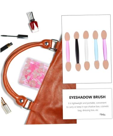 FOMIYES 500 Pcs 5 Boxes Double Ended Eyeshadow Brush Eye Shadow Applicator Eye Shadow Sponge Non Latex - Buy Online on GoSupps.com