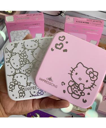 Hello Kitty Supercute Compact Mirror with Touch Sensor Switch - Lighted Makeup Mirror with LED Lights and 2X Magnifying Mirror Top (Pink) - Buy Online on GoSupps.com
