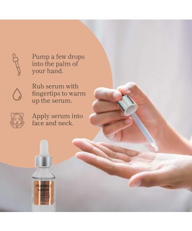 Buy Vitamin C Serum - Hydrating Face & Moisturizer | International Shipping | Beauty & Skincare Essentials 30 mL - Buy Online on GoSupps.com