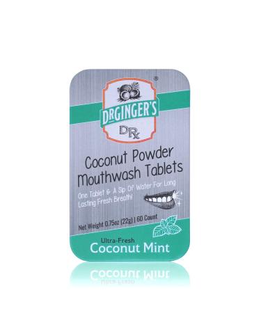 Dr. Ginger's Mouthwash Tablets, 0.75 oz Tin, 60 Tablets