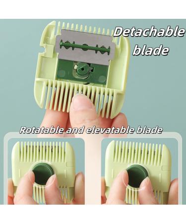 Trimpocket 2-in-1 Hair Trimmer & Comb | Portable Bangs Hair Clipper | Dual-Side Design for Split Ends - Pink & Brown - Buy Online on GoSupps.com