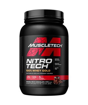 Muscletech Performance Series Nitro Tech 100% Whey Gold Double Rich Chocolate 2.03 lbs (921 g)