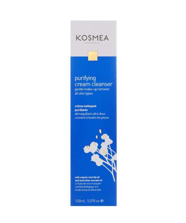 Kosmea Natural Cream Cleanser - Purifying Face Cleanser for All Skin Types with Rosehip Oil & Vitamins | 5.07 fl oz - Buy Online on GoSupps.com