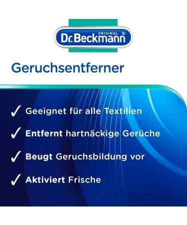 Dr. Beckmann Smell Remover | 500ml Activated Freshness | Deep Clean Fiber Odor Elimination | Pleasant Fragrance - 1 Pack - Buy Online on GoSupps.com