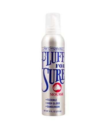 Chris Christensen Fluff for Sure  Dog Conditioner  Groom Like a Professional  Flexible  Hold  Adds Body and Bounce  Contains Suncreens  Made in The USA  8 oz