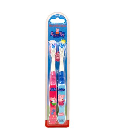 Brush Buddies Peppa Pig 2 Pack Toothbrush