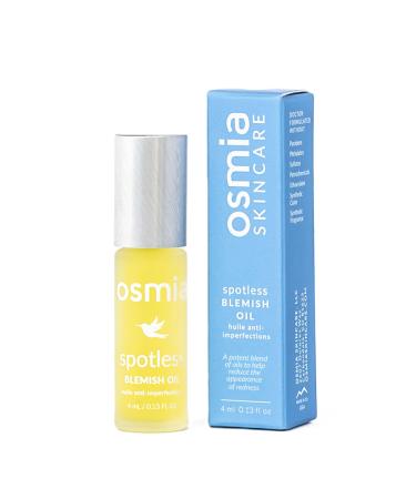 Osmia Skincare - Natural Spotless Blemish Facial Oil | Evening Primrose, Lavender, Cajeput, + Lemon Oils | Clarify, Cleanse | Clean Beauty For Healthy Skin (0.13 fl oz | 4 ml)