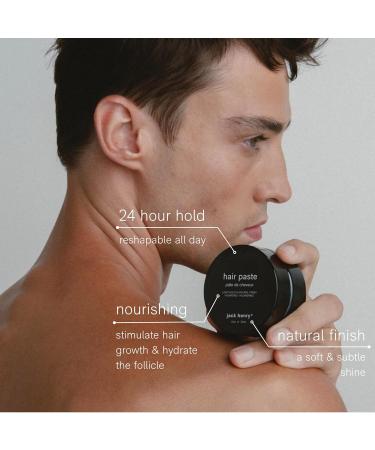 Natural Texturizing Paste for Men | 24-Hour Hold Plant-Based Hair Styling | Lightweight Non-Greasy Formula for All Hair Types (1.69oz - Buy Online on GoSupps.com