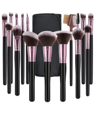 Makeup Brushes SOLVE Professional 16pcs Brushes Set with case face makeup brushes set foundation eyeshadow brush set travel make up brushes with wooden Handle Softy synthetic fiber( & )