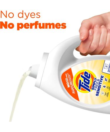 Tide Simply Liquid Laundry Detergent Free & Sensitive 117 oz - 89 Loads | International Shipping Available - Buy Online on GoSupps.com