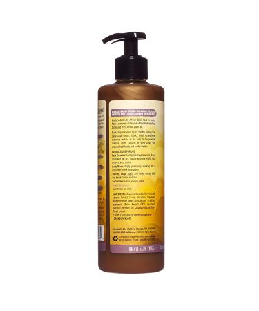 Alaffia African Black Soap with Lavender & Ylang Ylang - 16 fl oz - Buy Online on GoSupps.com