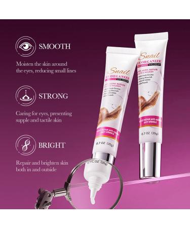 SADOER Brand Franchises Eyecream2 Eye stick antiaging eye cream snail eye cream eye brightener for cooling eye balm against dark circles and puffiness improves dryness 1 - Buy Online on GoSupps.com