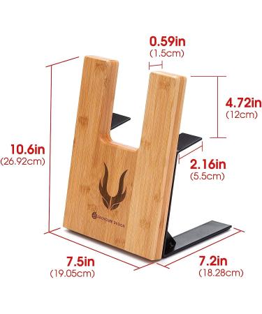 JACKCUBE DESIGN Skateboard Storage Holder - Display & Parking Stand for Skateboards | Portable & Stylish Wood Design - Buy Online on GoSupps.com