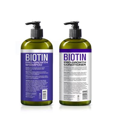 Hair Chemist Biotin Pro-Growth Shampoo & Conditioner Gift Box - 33.8oz Each | International Shipping Available - Buy Online on GoSupps.com