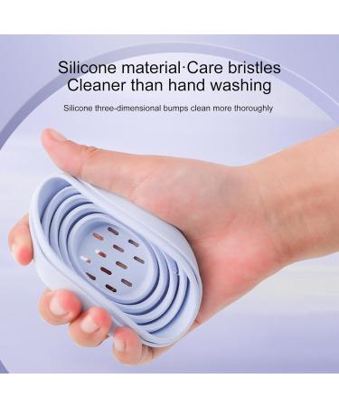 Makeup Brush Cleaner Bowl - Multifunctional Silicone Flexible Cleaner Mat Stable Cleaning Tool for Makeup Supplies Decorative Makeup Brushes and Powder Pads - Buy Online on GoSupps.com