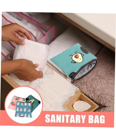 3-Piece Women's Credit Holder & Lipstick Bag - Halter Cosmetics Travel Snap Wand & Menstrual Pillow - Stylish Tampon Holder - Buy Online on GoSupps.com