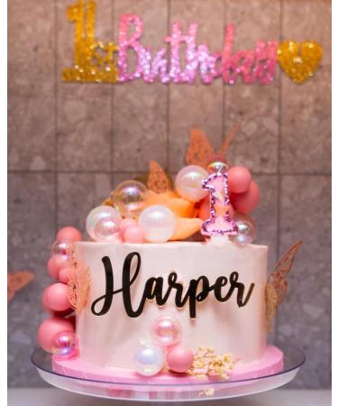 TLOTW 24 Pcs Balls Cake Toppers Bubble Mini Balloon Topper Pearl Insert Cupcake DIY Decoration for Girls Women's Party Decorations - Buy Online on GoSupps.com