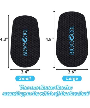 Height Increase Insoles for Men & Women | Invisible Heel Lift Inserts for Leg Length Discrepancy | Shock Absorbing Boosters (Black Small-0.6 Height - Buy Online on GoSupps.com