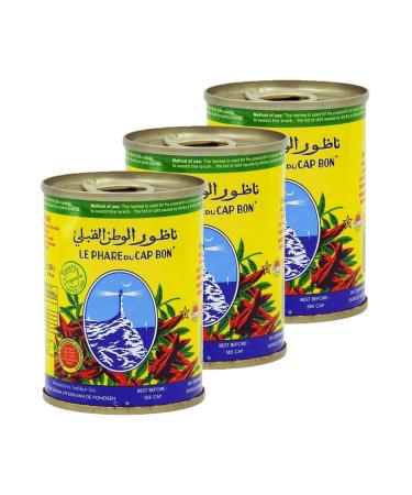 Le Phare du Cap Bon Pack of 3 Harissa - Le Phare du Cap Bon - 135g jar