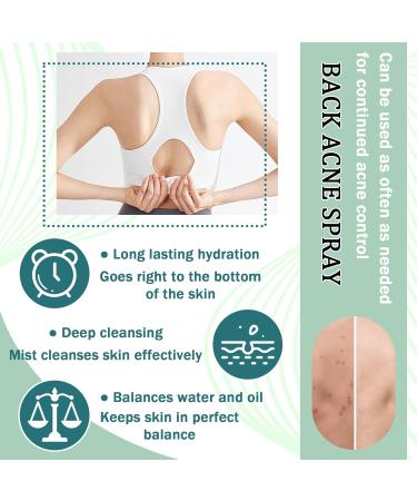 Back Acne Treatment Spray - Moisturizing Body Cleanser for Men & Women | Shop Now for Clear Skin - Buy Online on GoSupps.com