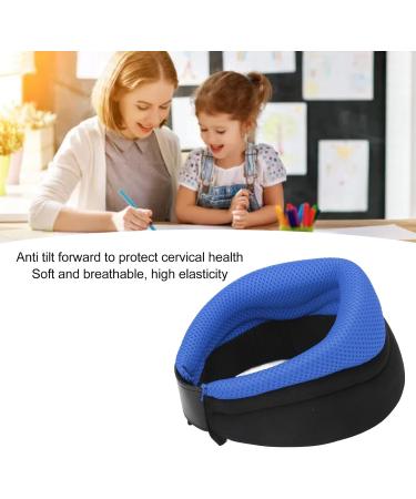 Spyminnpoo Neck Support - Breathable Sponge Collar for Neck Pain Relief High Elasticity for Office & Study Use - Blue - Buy Online on GoSupps.com