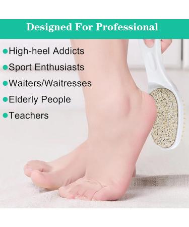 Buy 2 in 1 Foot Pumice Stone Brush - Exfoliator & Scrubber for Dead Skin & Callus Remover | International Shipping Available - Buy Online on GoSupps.com