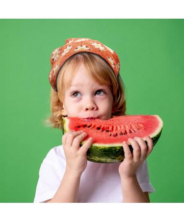 B.PHNE Floral Hair Scarf: Cute Boho Daisy Headband in Orange - Women's Crochet Bandana Headscarf for Vintage Style - Buy Online on GoSupps.com