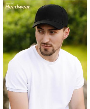 Artexia 100% Cotton Baseball Cap for Men & Women - Stylish Black Adjustable Cap - Buy Online on GoSupps.com