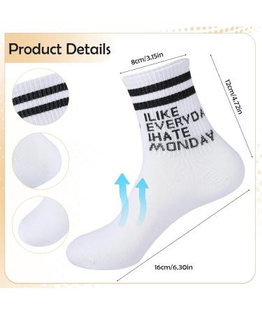 Buy Utensilsto Women's Sports Socks - 4 Pairs of Retro Striped Running & Tennis Crew Socks (Size 35-42) - Cotton & Comfort for Active Women - Buy Online on GoSupps.com