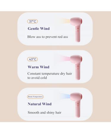 Hair Dryer Cordless Portable Hair Dryer Wireless Hair Dryer Quiet Design USB Rechargeable Blow Dryer with Hot and Cold Wind for Home Travel Blue - Buy Online on GoSupps.com