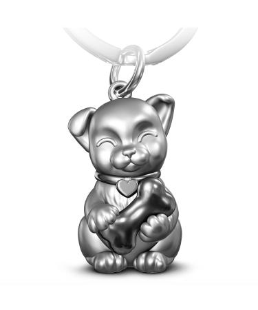 Fabach dog keychain Puppy - Small dog lucky charm puppy keychain Labrador - dog paw key rings dog paw pod - dog gift dog owner silver - Buy Online on GoSupps.com