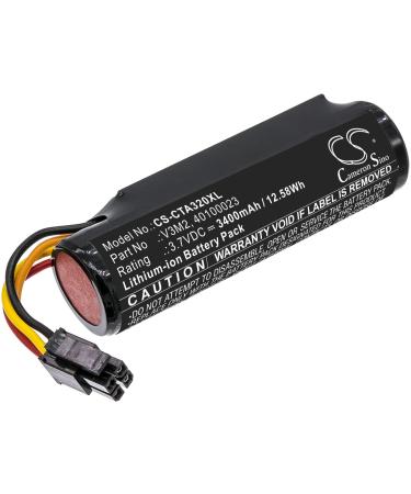 DCH 3400mAh Battery Replacement for Dejavoo Z9 v4 Z8 Z9 Black