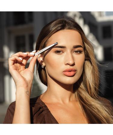 STALEKS PRO Tweezers for thick or thin eyebrows precise stainless steel. Expert 10/1 - Buy Online on GoSupps.com